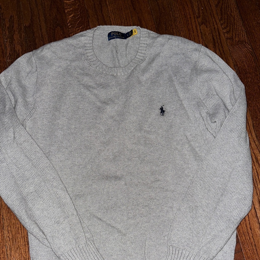 Polo Ralph Lauren Heather Gray Crewneck Sweater